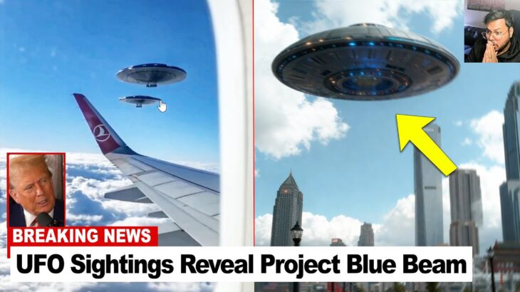 2024年 UFO Sightings Reveals Project Blue Beam‼️😨 Real UFO Footage 2025