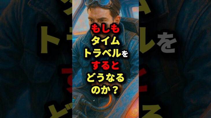もしもタイムトラベルをするとどうなるのか？ #都市伝説