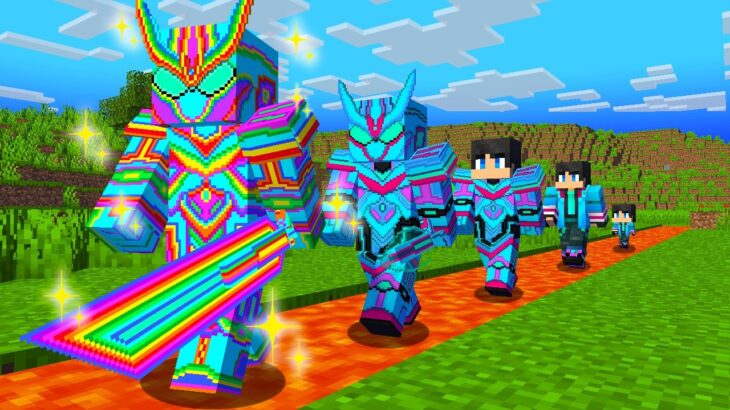 最強のレインボーライダーになってボスを倒すマインクラフト【 マイクラ / マインクラフト 】