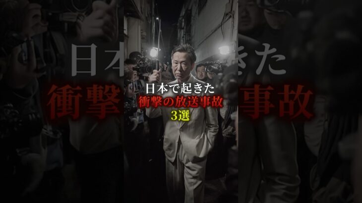 日本の衝撃の放送事故　#歴史 #都市伝説